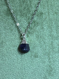 Raw Amethyst Birthstone Pendant