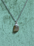 Raw Citrine Birthstone Pendant