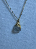Raw Herkimer Diamond Birthstone Pendant