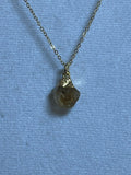 Raw Citrine Birthstone Pendant