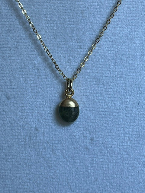 Peridot Tumblestone Pendant
