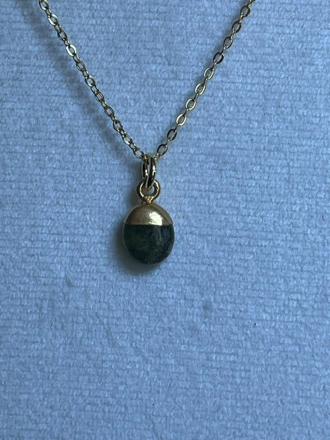 Peridot Tumblestone Pendant