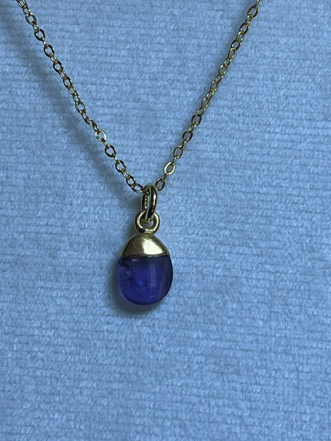 Amethyst Tumblestone Pendant