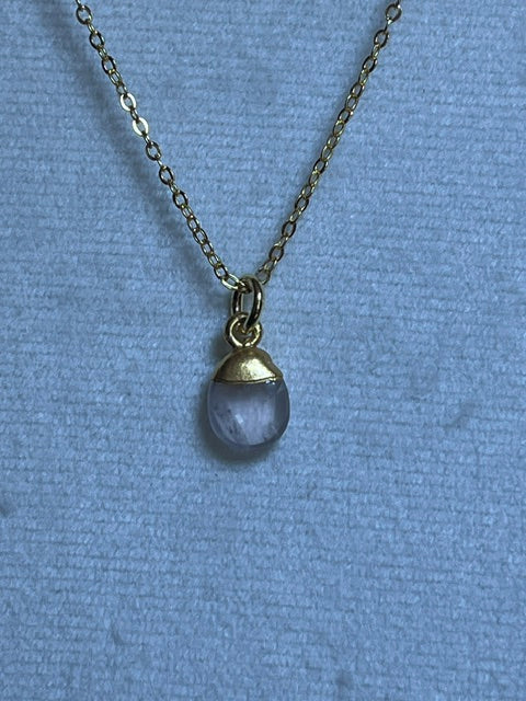 Rose Quartz Tumblestone Pendant