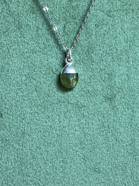 Citrine Tumblestone Pendant