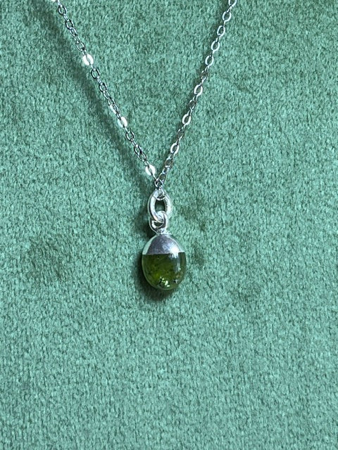 Citrine Tumblestone Pendant