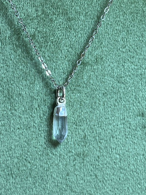 Herkimer Diamond Spike Pendant