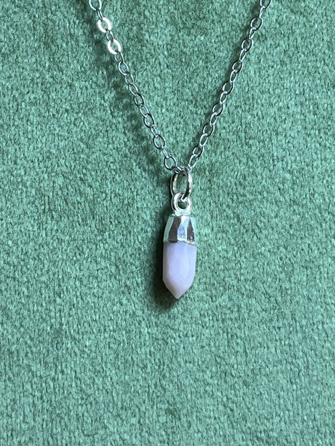 Pink Opal Spike Pendant