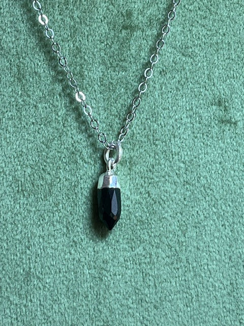 Black Onyx Spike Pendant