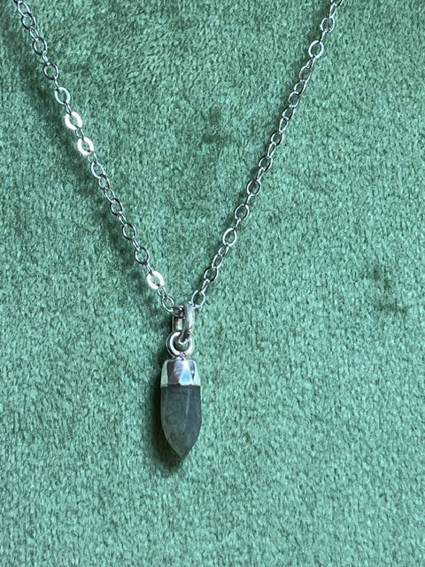 Labradorite Spike Pendant