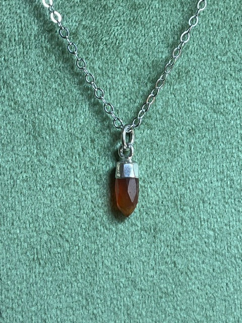 Carnelian Spike Pendant