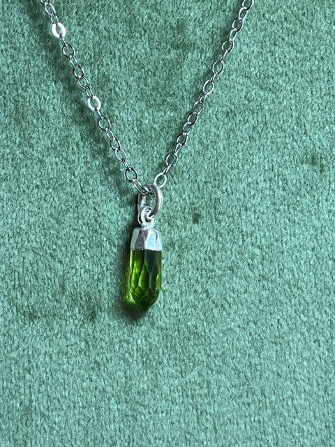 Peridot Spike Pendant