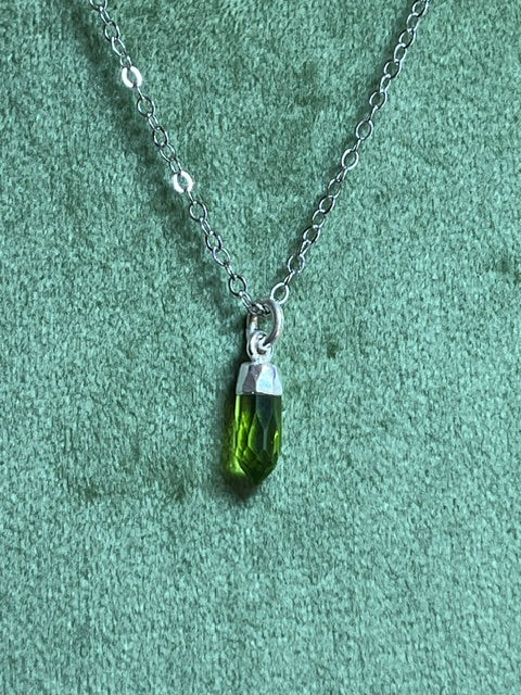 Peridot Spike Pendant
