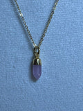 Pink Chalcedony Spike Pendant