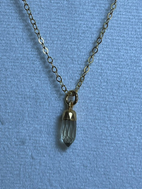 Citrine Spike Pendant