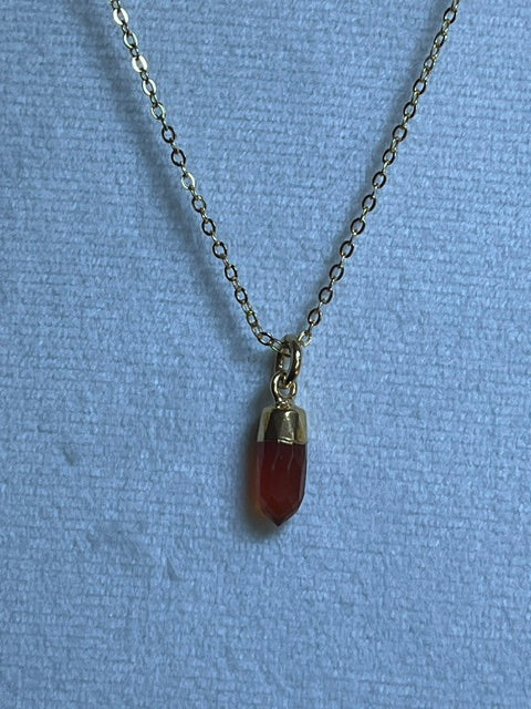 Carnelian Spike Pendant