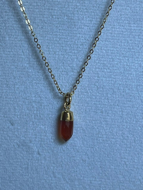 Carnelian Spike Pendant