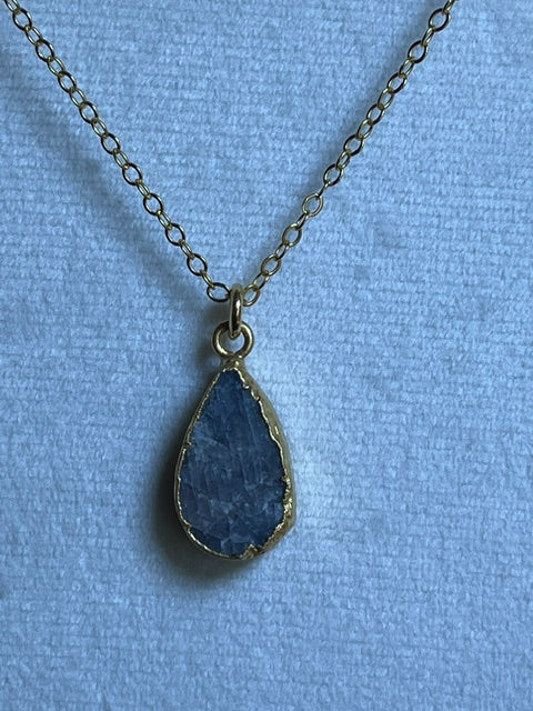 Tanzanite Teardrop Pendant