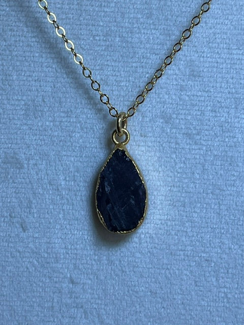 Amethyst Teardrop Pendant
