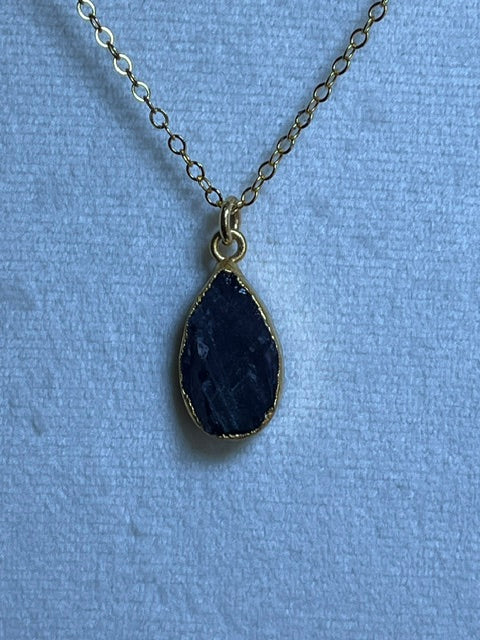 Amethyst Teardrop Pendant