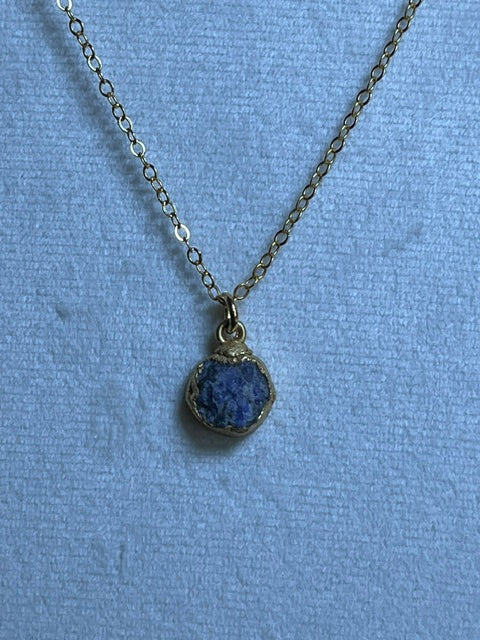 Tanzanite Round Pendant