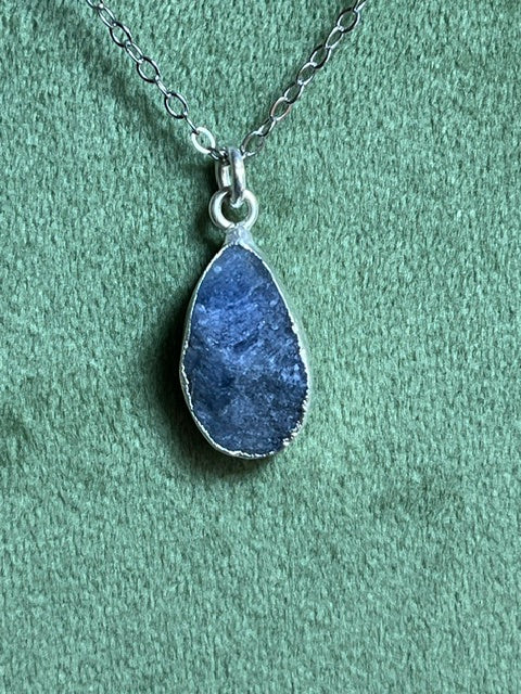 Tanzanite Teardrop Pendant