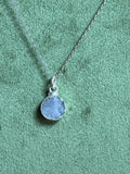 Rainbow Moonstone Round Pendant