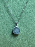 Aquamarine Round Pendant