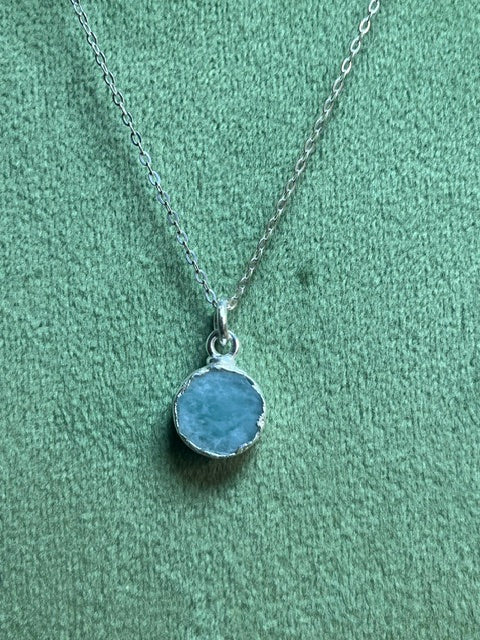 Amazonite Round Pendant