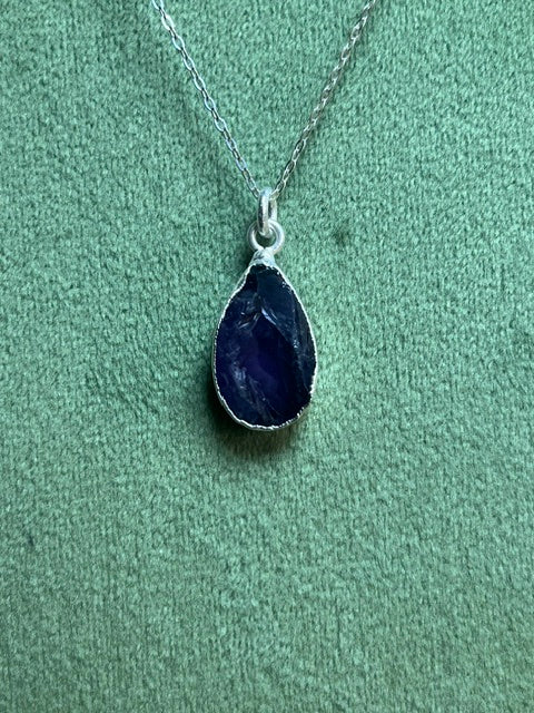 Amethyst Teardrop Pendant