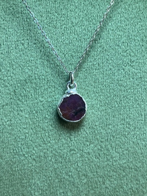 Ruby Round Pendant