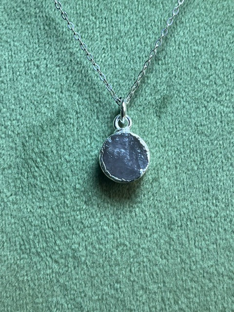 Tanzanite Round Pendant