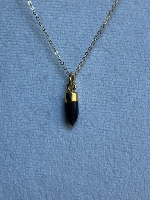 Black Onyx Spike Pendant