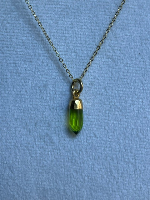 Peridot Spike Pendant