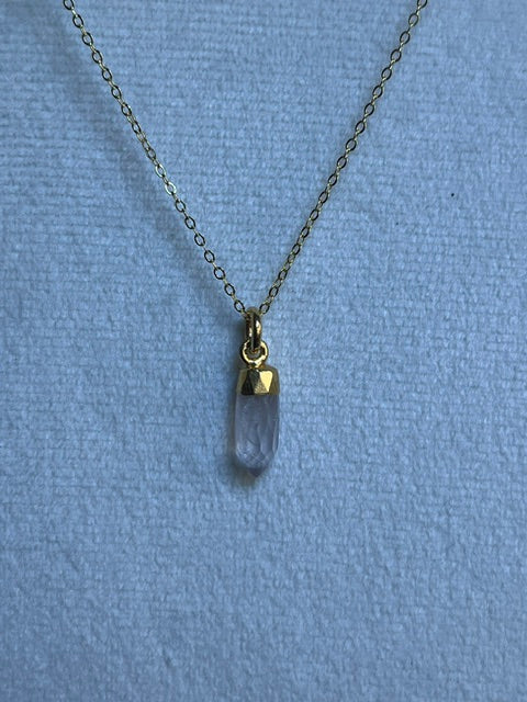 Rose Quartz Spike Pendant