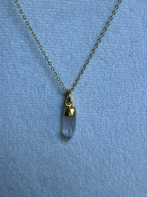 Rose Quartz Spike Pendant