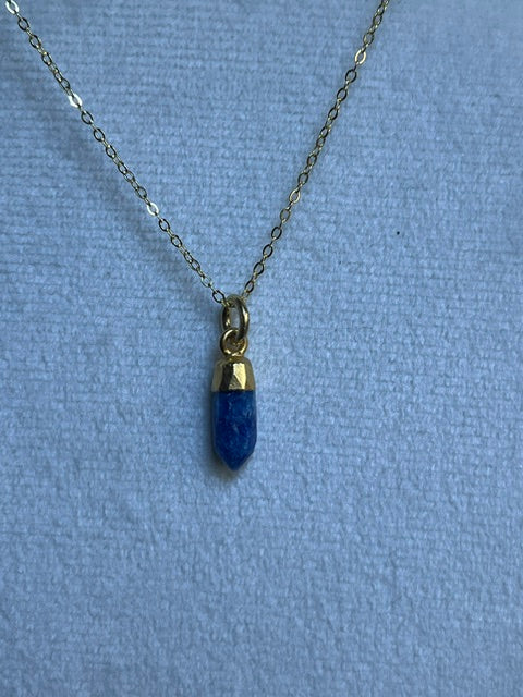 Tanzanite Spike Pendant