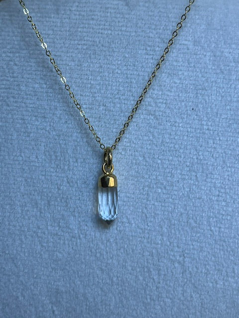 Herkimer Diamond Spike Pendant