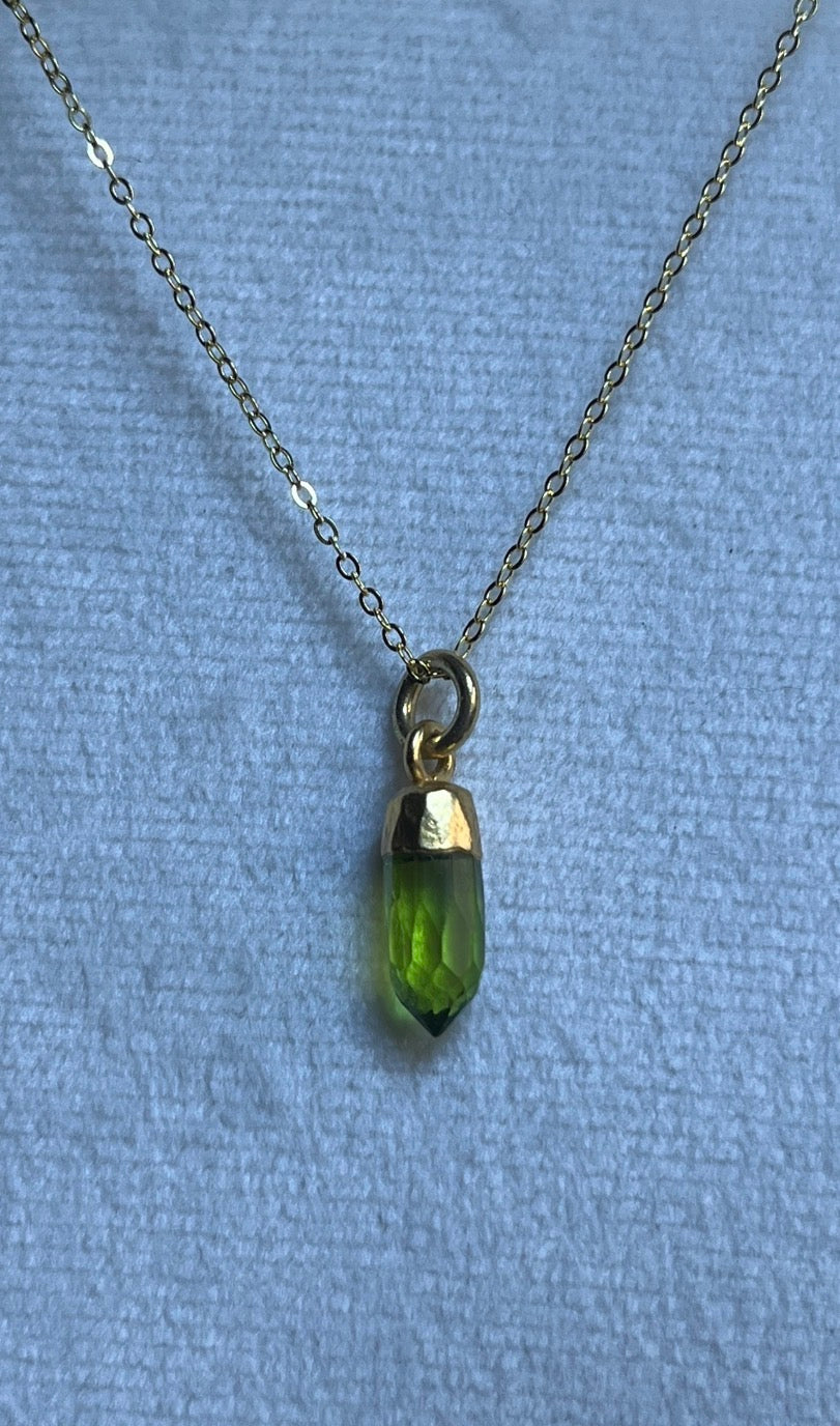 Peridot Spike Pendant