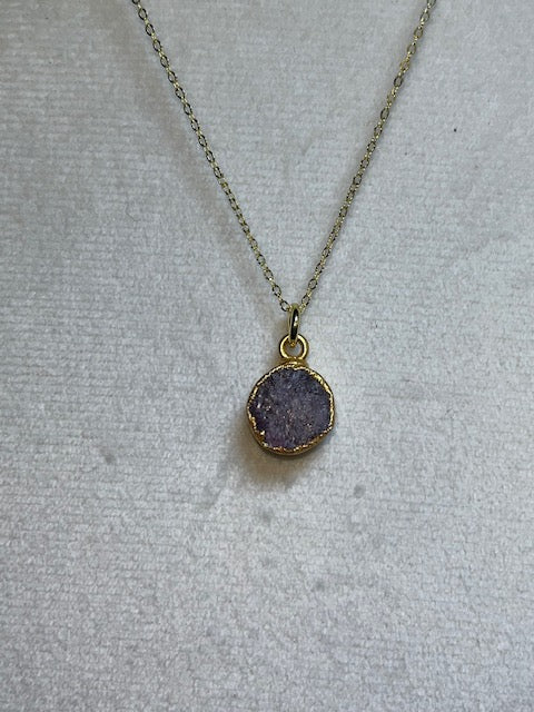 Ruby Round Pendant