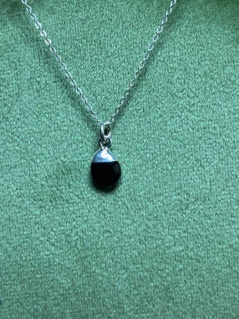 Garnet Tumblestone Pendant