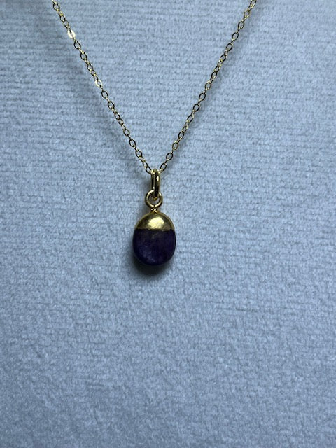 Ruby Tumblestone Pendant