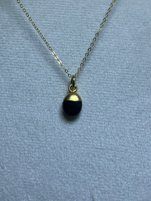 Garnet Tumblestone Pendant