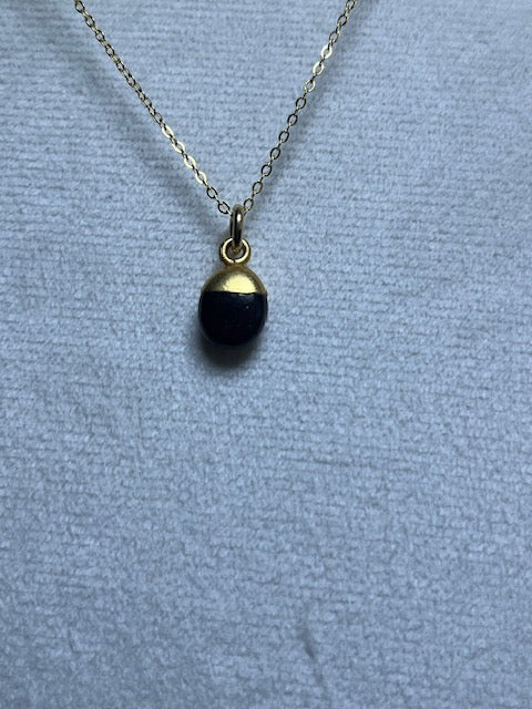 Garnet Tumblestone Pendant