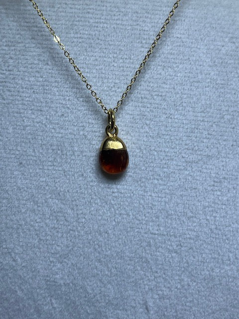 Citrine Tumblestone Pendant