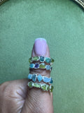 5Stone Rings Sterling Silver