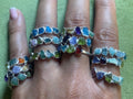 5Stone Rings Sterling Silver