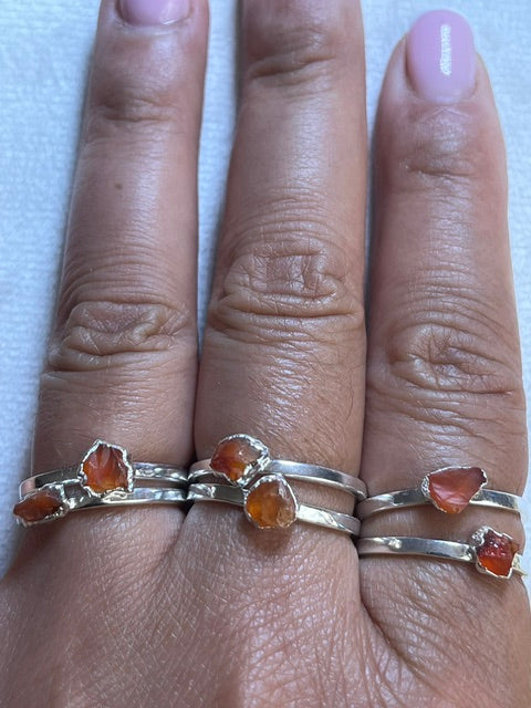Carnelian Stacking Rings