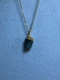 Raw Emerald Birthstone Pendant