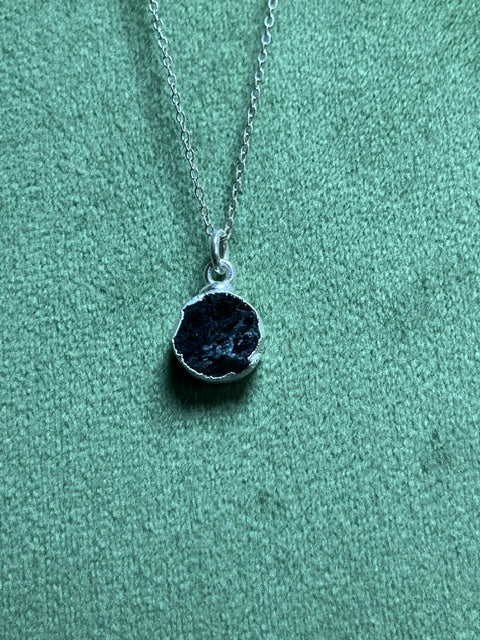 Garnet Round Pendant